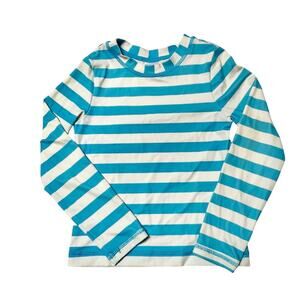 Hanna Andersson Sumblock Rash Guard Swim Shirt Size 6/7